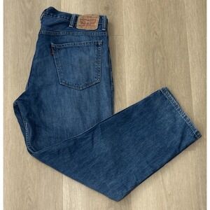 Levis 550 Relaxed Fit Tapered Leg Blue Jeans Mens‎ 38x30 Medium Wash Denim
